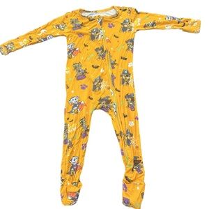 Paw Patrol Halloween Print Kids Footie